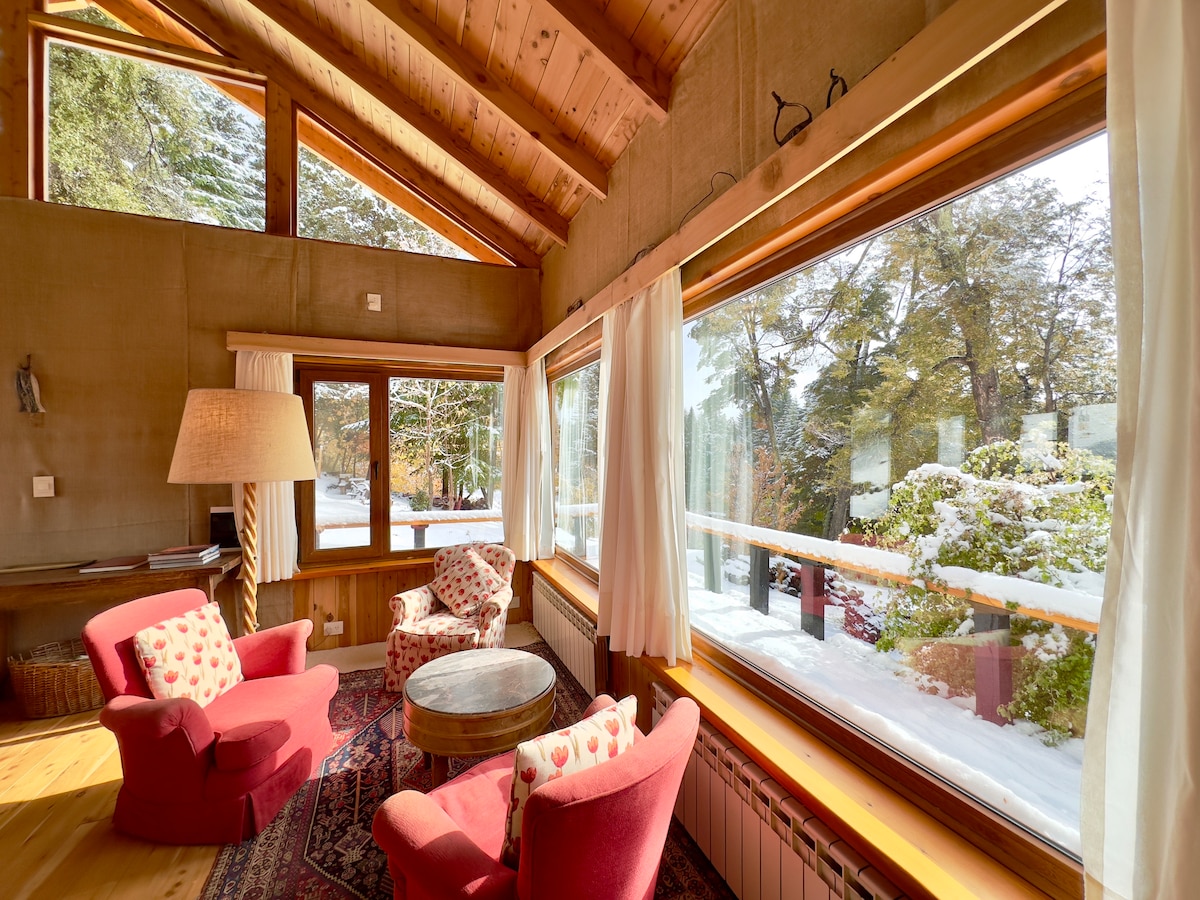 Successful Airbnb property: Artist’s house with its own trails & stream in Departamento Los Lagos