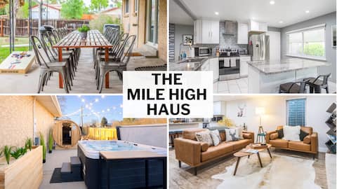 Mile-High Haus, Hot Tub, Sauna, Games, Sleeps 16!