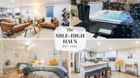 Mile-High Mod Haus, Hot Tub,Large Yard, Volleyball