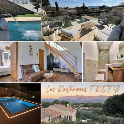 Sainte-Victoire View & Pool: The Restanques Trets