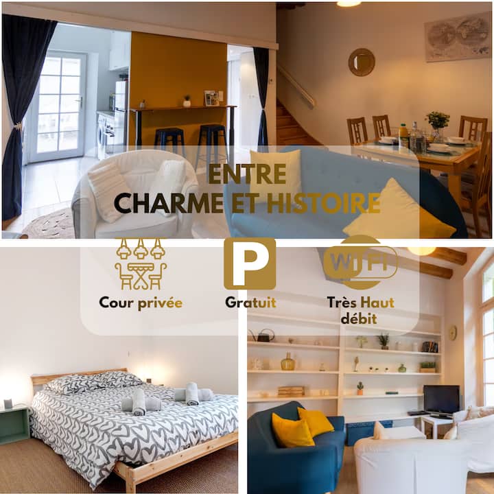 Maison Au Pied Du Château-cour-proche Centre Ville - Saumur