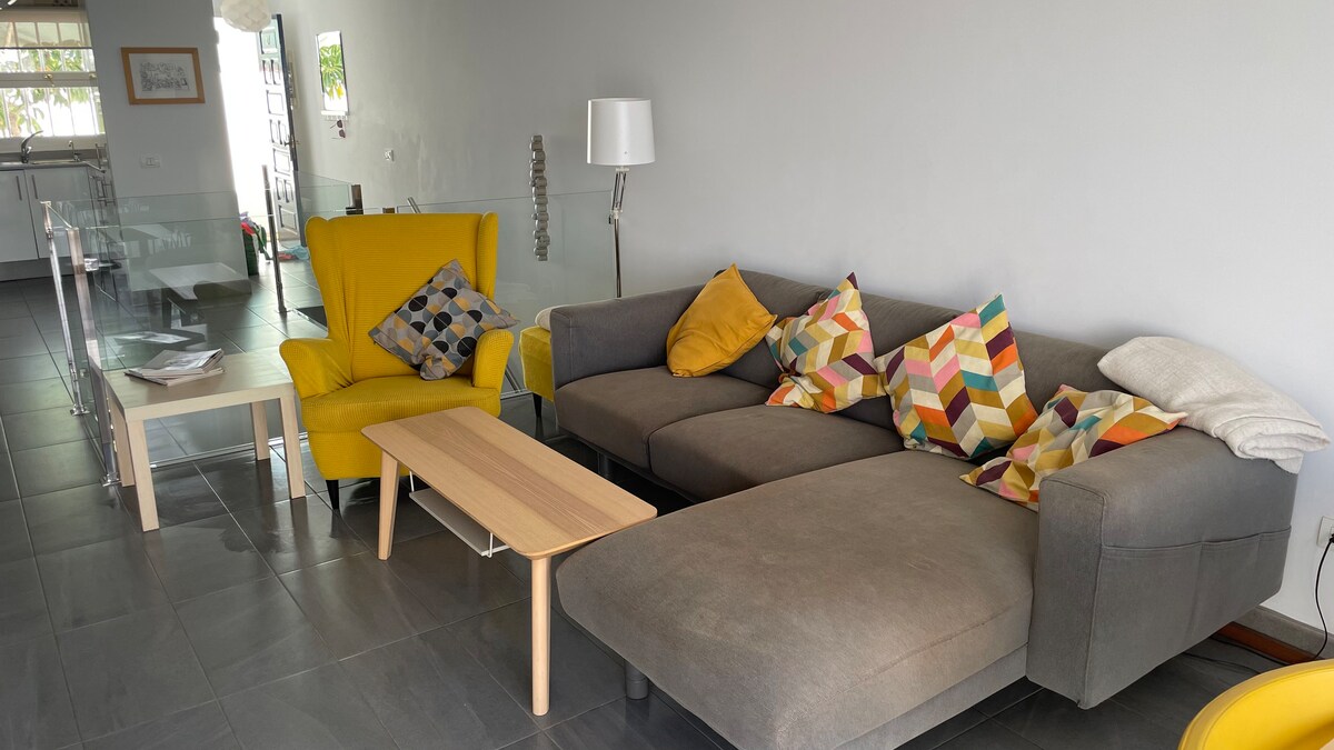 Top performing Airbnb: Sea-View Duplex • Pool • Walk to Beach & Harbour in Tías