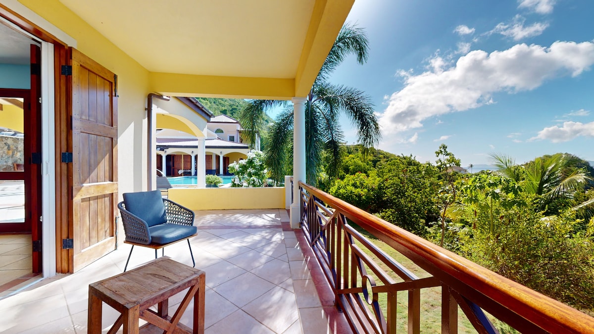 Villa Ariana BVI, 12 guests, Pool, Smugglers Cove - Villas for