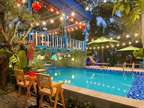 Charming and Spacious Beach Homestay 4 Rooms 1Pool