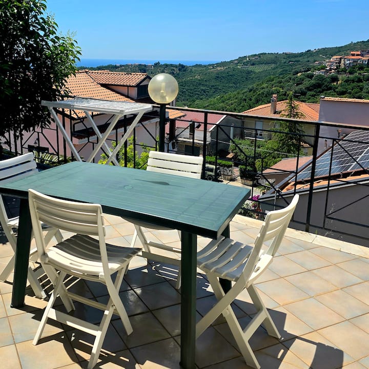 Wi-fi, Workspace, Panoramic View – Cilento - Pollica