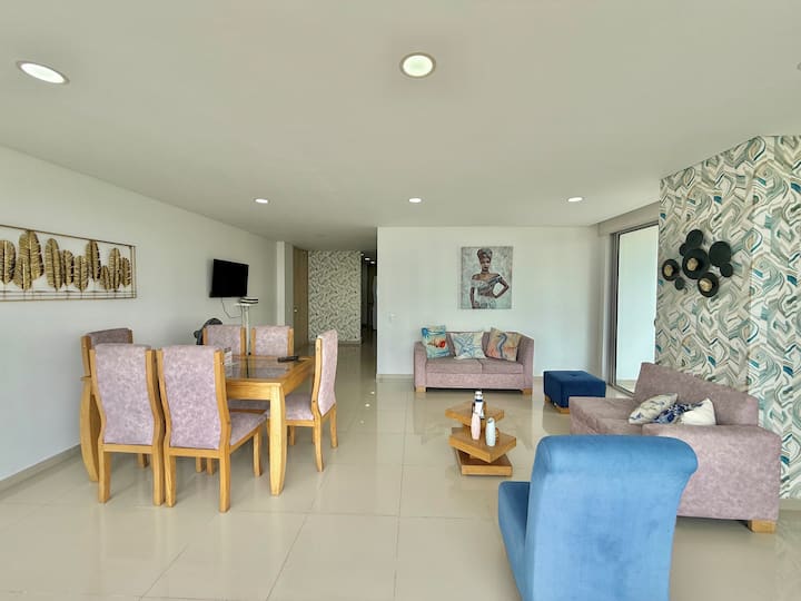 3 Hab Vista Al Mar | Piscina Infinita + Rooftop - Cartagena