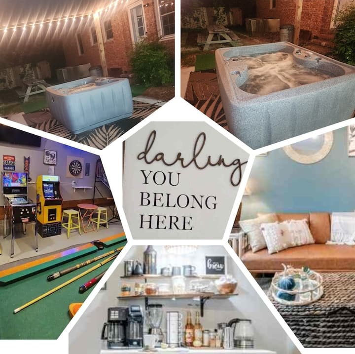 The Almond Blossom With  Hot Tub And Game Room - Wilmington, NC