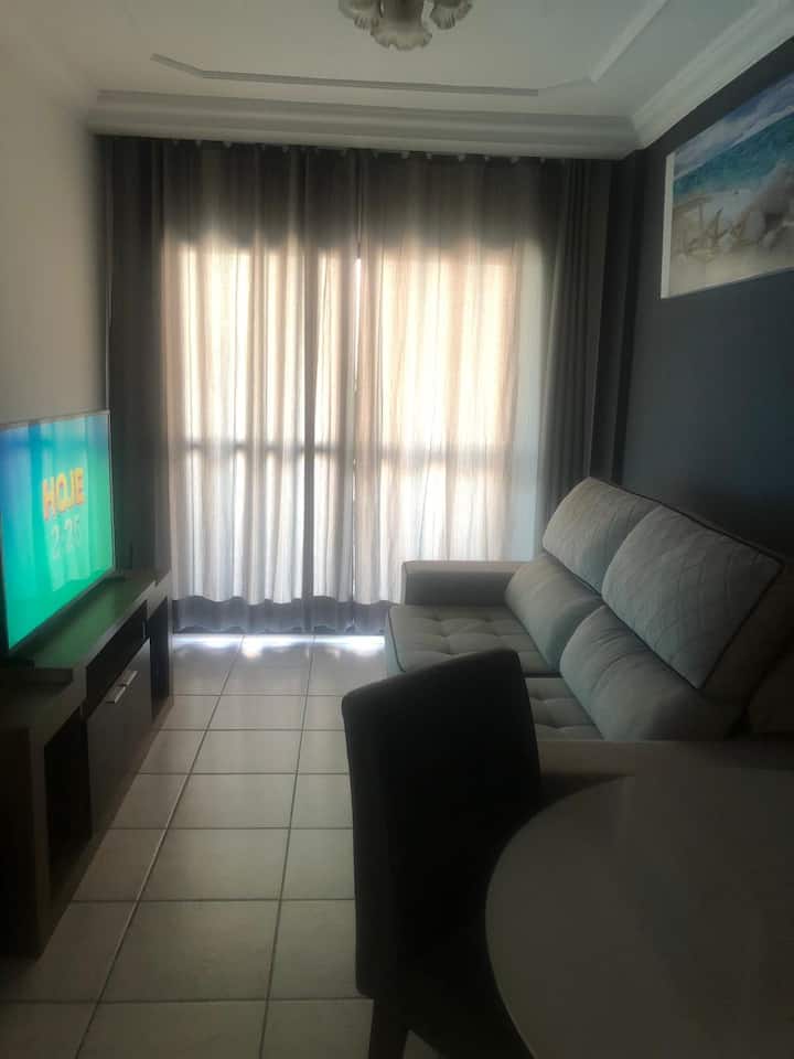 Apartamento Encantador Com Piscina Na Guilhermina - Praia Grande