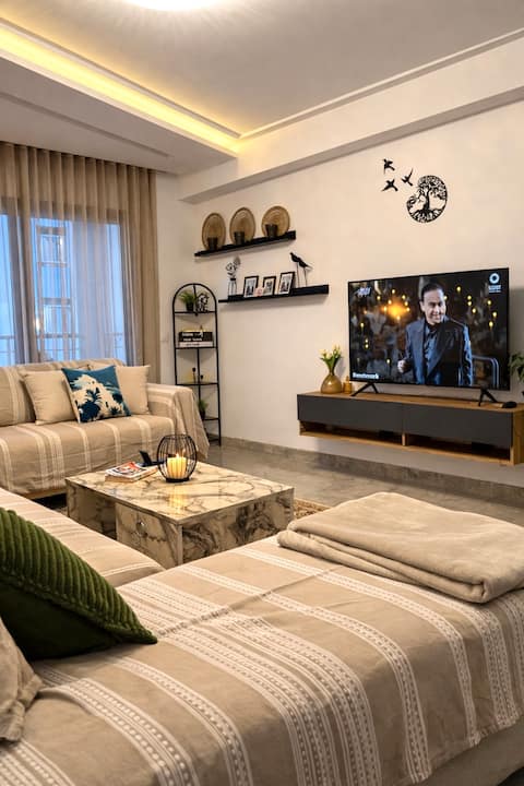 Spacious 2BDR with AC, parking & balcony