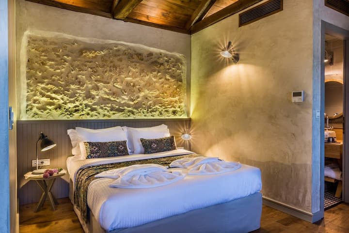 Cosy bedroom for a restful night’s sleep.