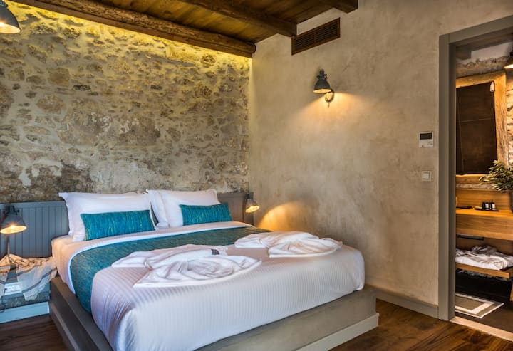 Cosy bedroom for a restful night’s sleep.