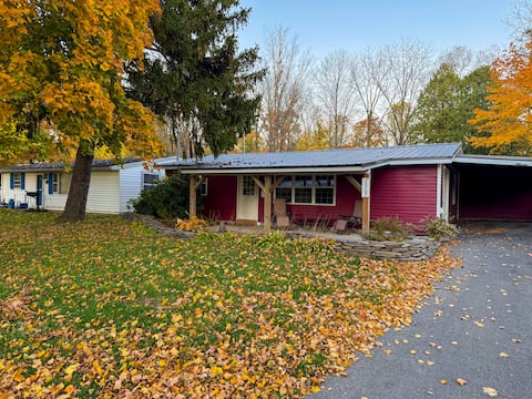 Little red ranch house