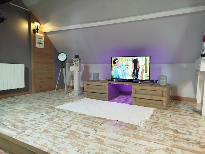 "Cocon Romantique" Spa Et Sauna Privatif (Calais) - Ardres