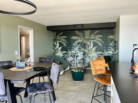 Confort & détente avec vue mer et jacuzzi