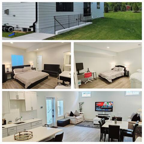 Full Basement Apartment 2Bd2Ba Kitchen Laundry