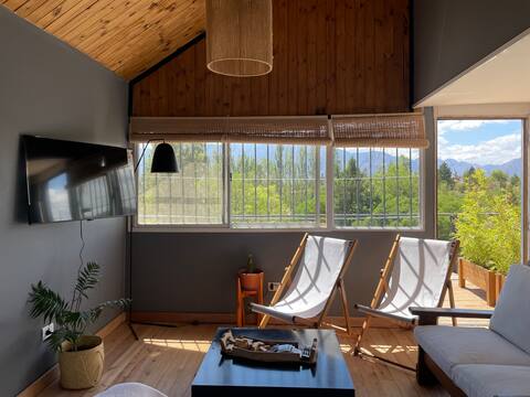 Cabin 2 rooms lake view and mountains