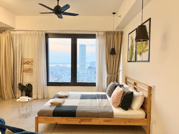 【Macalister218 Studio 1】seaview • Georgetown •Pool - Penang