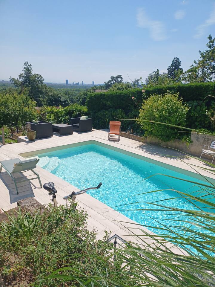 La Cabane Du Potager Et Sa Piscine - Rillieux-la-Pape