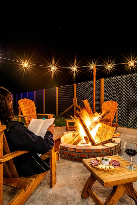 Nature, Campfire and Private Pool