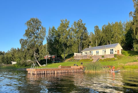Nice house by the ocean.