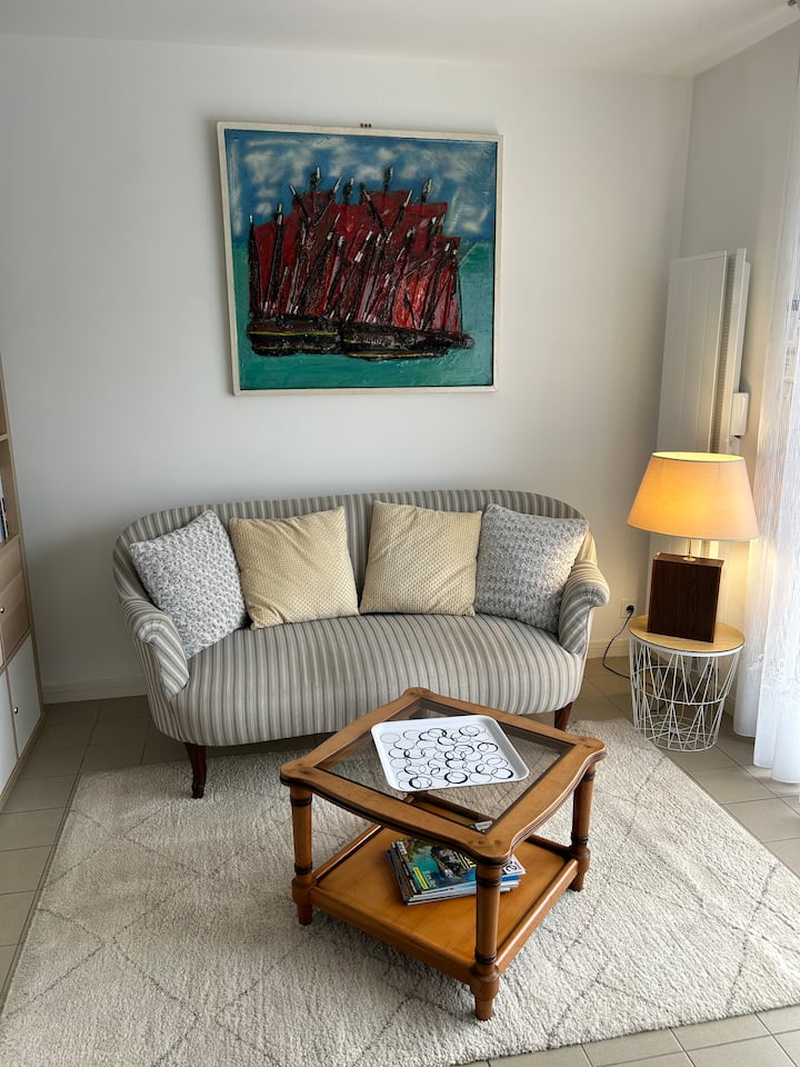 Grand Studio 3* Avec Terrasse Plein Sud Vue Mer - Île-Tudy