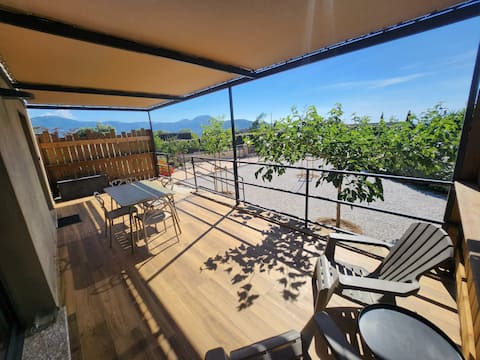 Popular Airbnb listing: T2 New air-conditioned villa in Corbara in Corbara