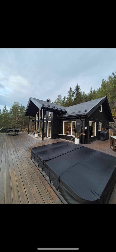 Modern cottage on a lookout plot.