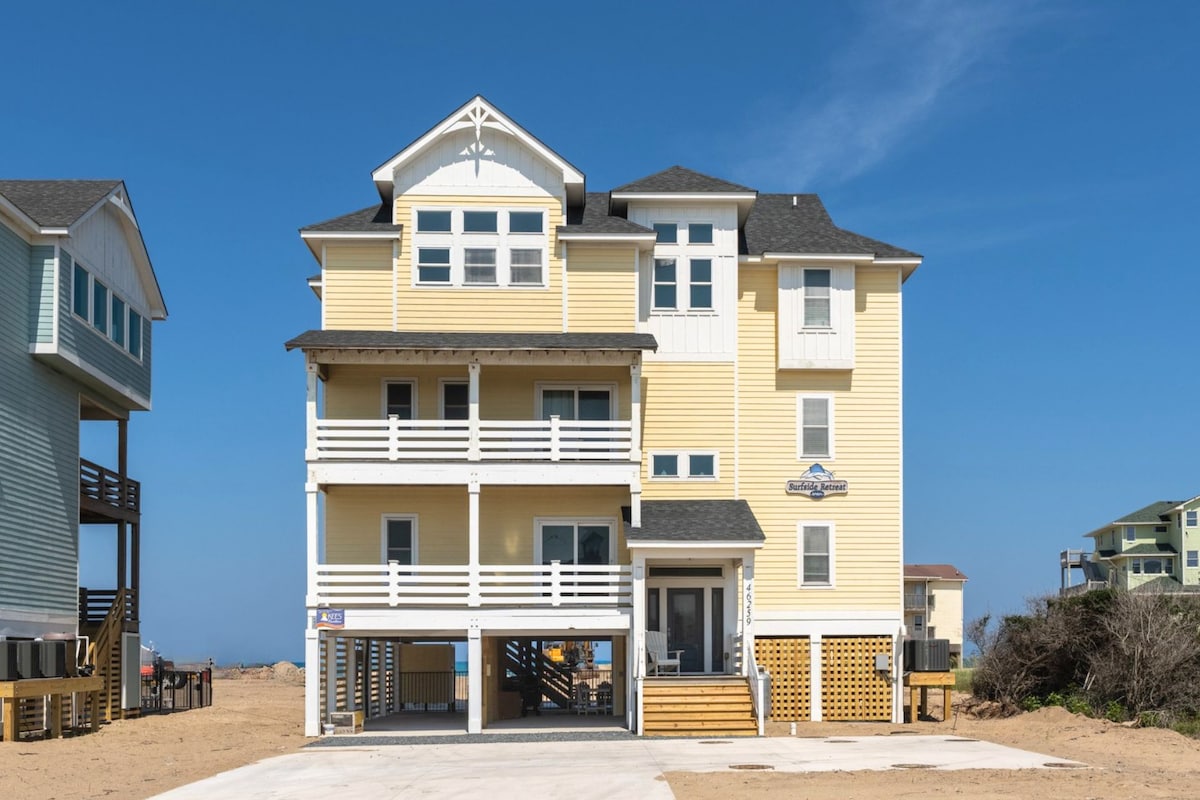 Surfside Retreat Oceanfront + Pets Stay Free