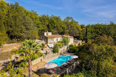 Fantastic authentic Provencal "Mas" ! 13m pool.