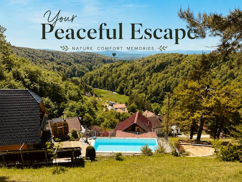 Luxury Panorama Villa • Salt Pool & 2 Saunas