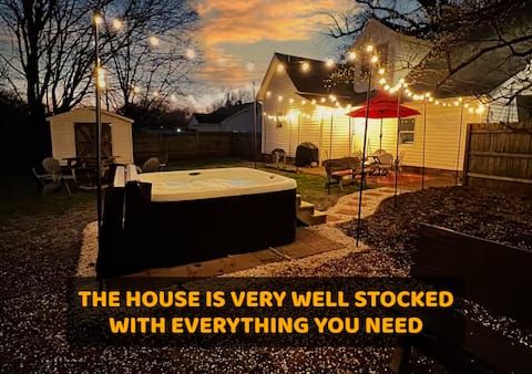 Cozy Home in Graham | Hot Tub | BBQ