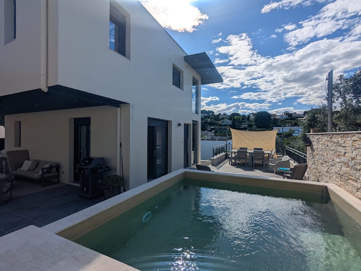 Villa D'architecte Au Calme, Idéale Famille ! - Antibes