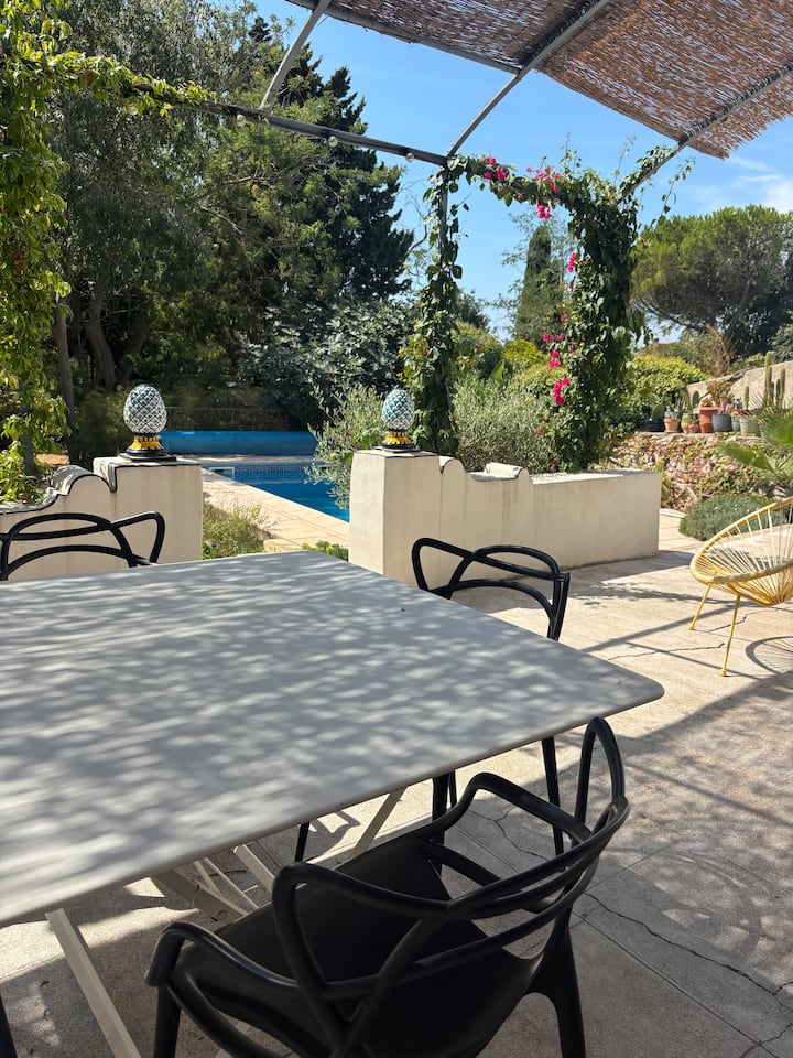 Villa De Charme Saint Clair Sud Avec Piscine - Frontignan