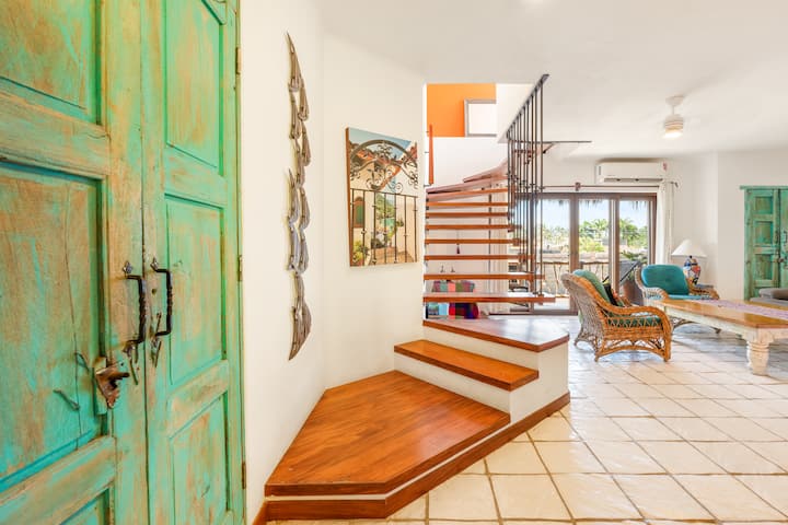 Casitas Rebecca Penthouse W/palapa Close To Beach! - Sayulita