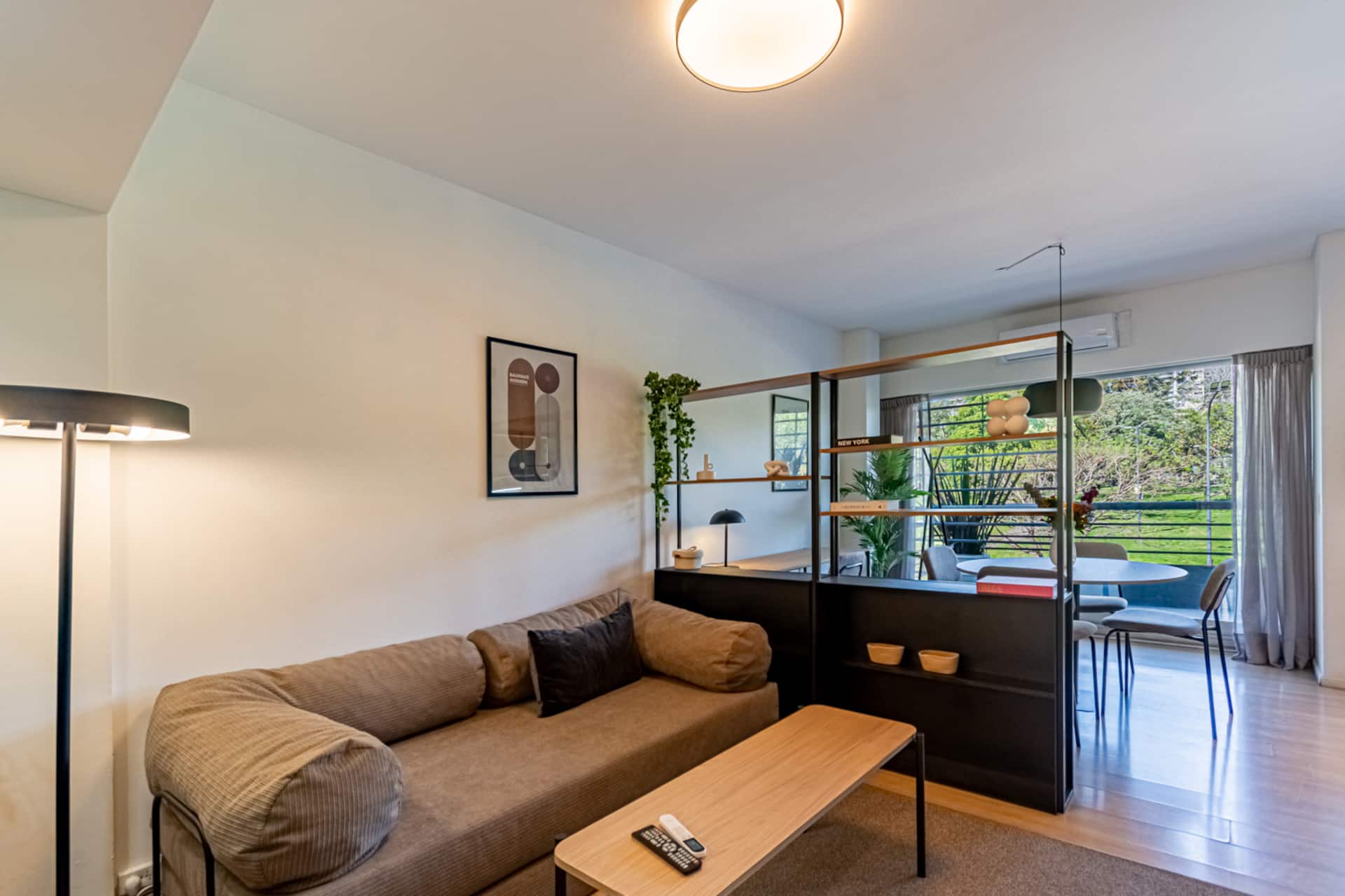 Apartamento de 1 quarto em Palermo com vista para o Parque Las Heras