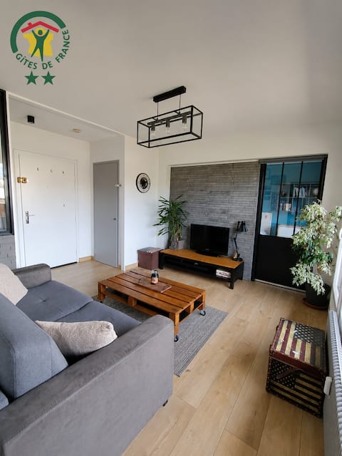 Beautiful 2-bedroom Family Apartment between lakes and mountains-40 m2-