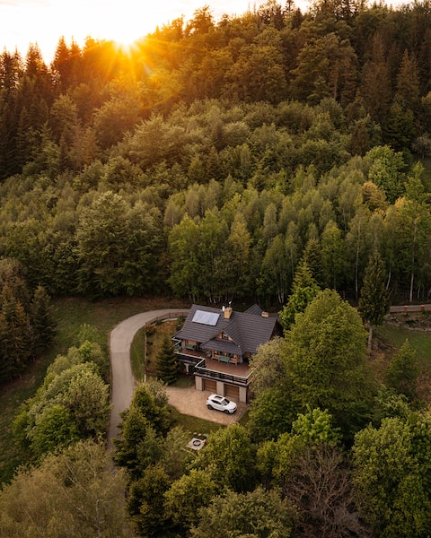 Poziomkowy Dom - Wisła | Log cabin | Sauna | Terrace