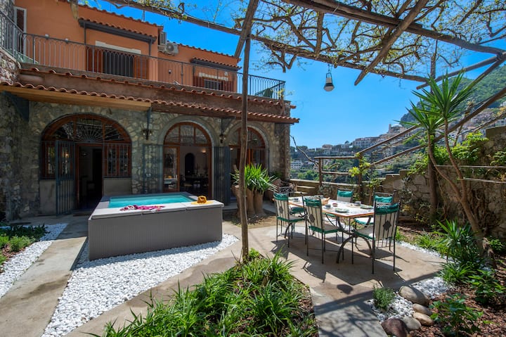 Villa Due Sorelle Positano - Piscina Y Terrazas Panorámicas - Positano