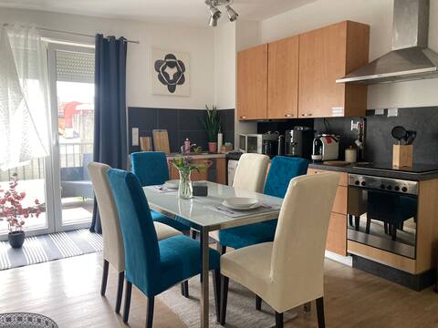 Beautiful light-flooded apartment with balcony