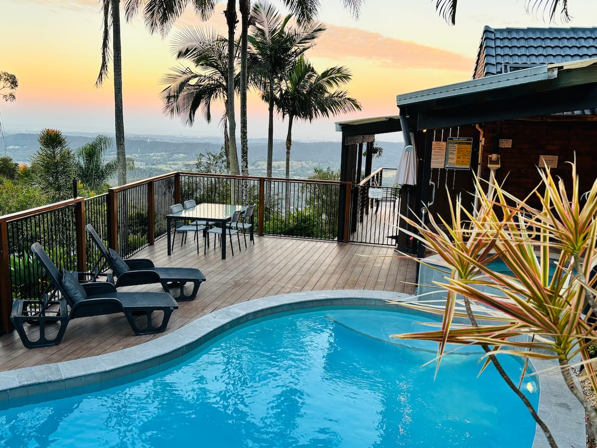 The Hillside Villa — photo via the host's Airbnb listing