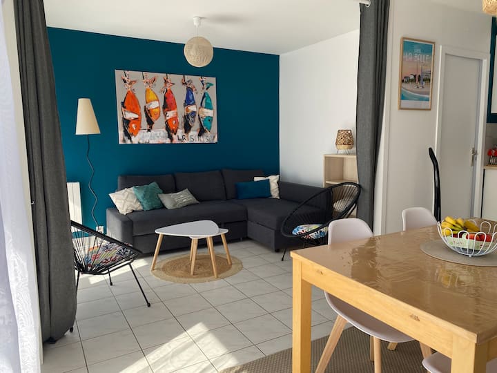 Grand T2, Plage La Baule, Terrasse Ensoleillée - La Baule-Escoublac