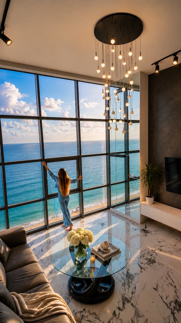 2BR Penthouse Panorama | VIP Duplex Front Sea View