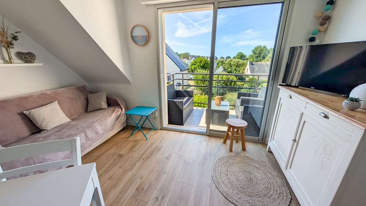 Top Airbnb: Small, charming, and cozy apartment, garage, bikes à Saint Pierre Quiberon