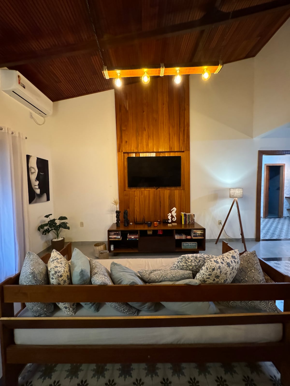 Top Airbnb: Cumuruxatiba, the whole house is air-conditioned. em Prado