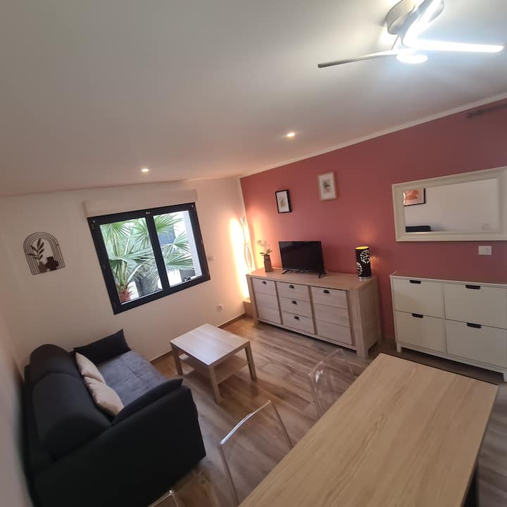 Charmant T3, Clim, Jardin, Parking Privé, 6 Pers. - Saint-Jean-de-Védas