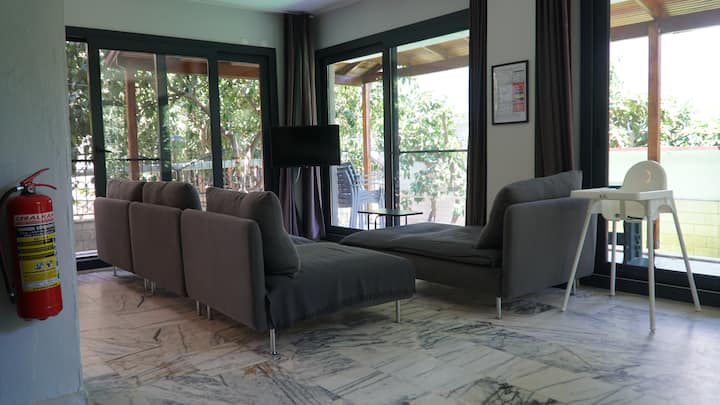 Cukuralti Plajina 200m, Bahçeli, Eşyalı, 3+1 Villa - Çukuraltı