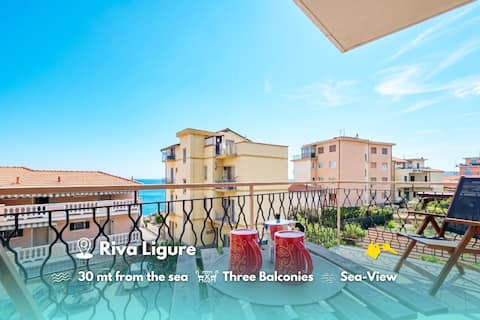 [Free Parking Space] Relax 30 meters from the sea