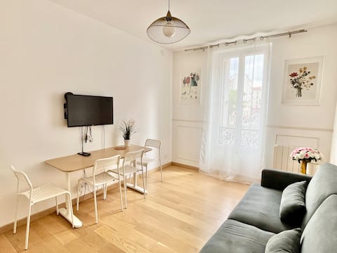 Cozy 2-bedrooms for 5P near Metro Paris