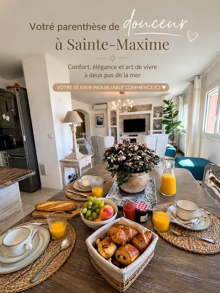 Appartement 84m2 En Centre Ville Et Plage à 300m - Saint-Tropez