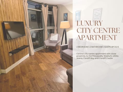 Popular Airbnb listing: City Centre | 2 bedroom apartment (Free parking) in Cardiff